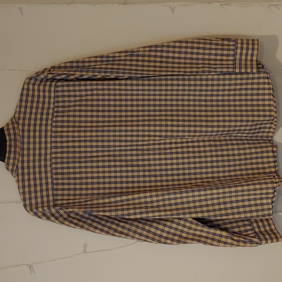 IZOD Button Down Long Sleeve Shirt, Blue & Yellow, XXL - Picture 5 of 5